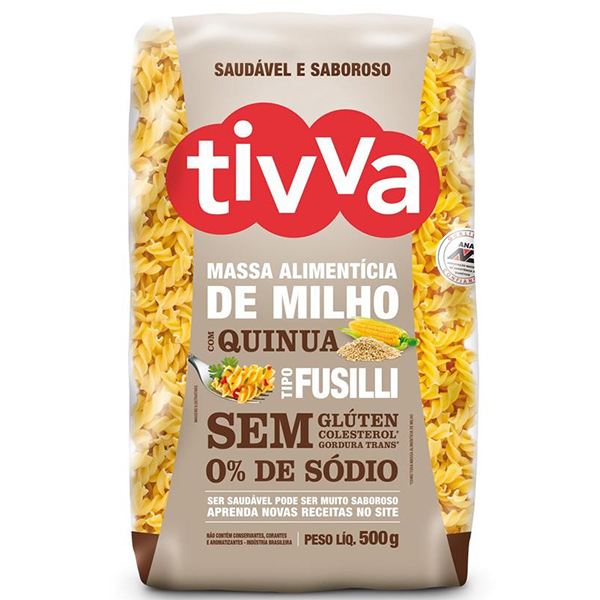 Massa Alimentícia de Milho com Quinua Tivva 500g
